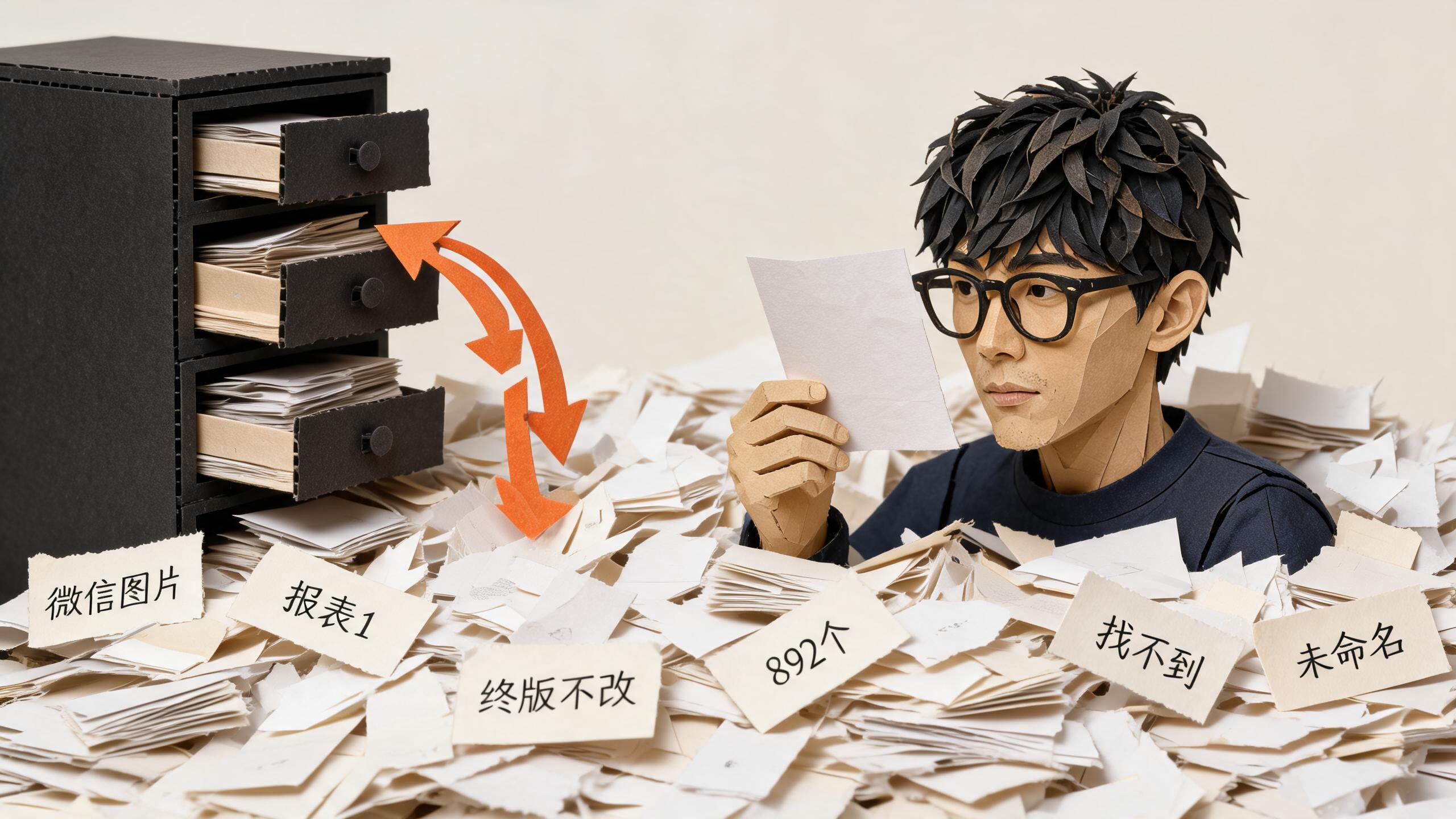文件堆到不敢打开