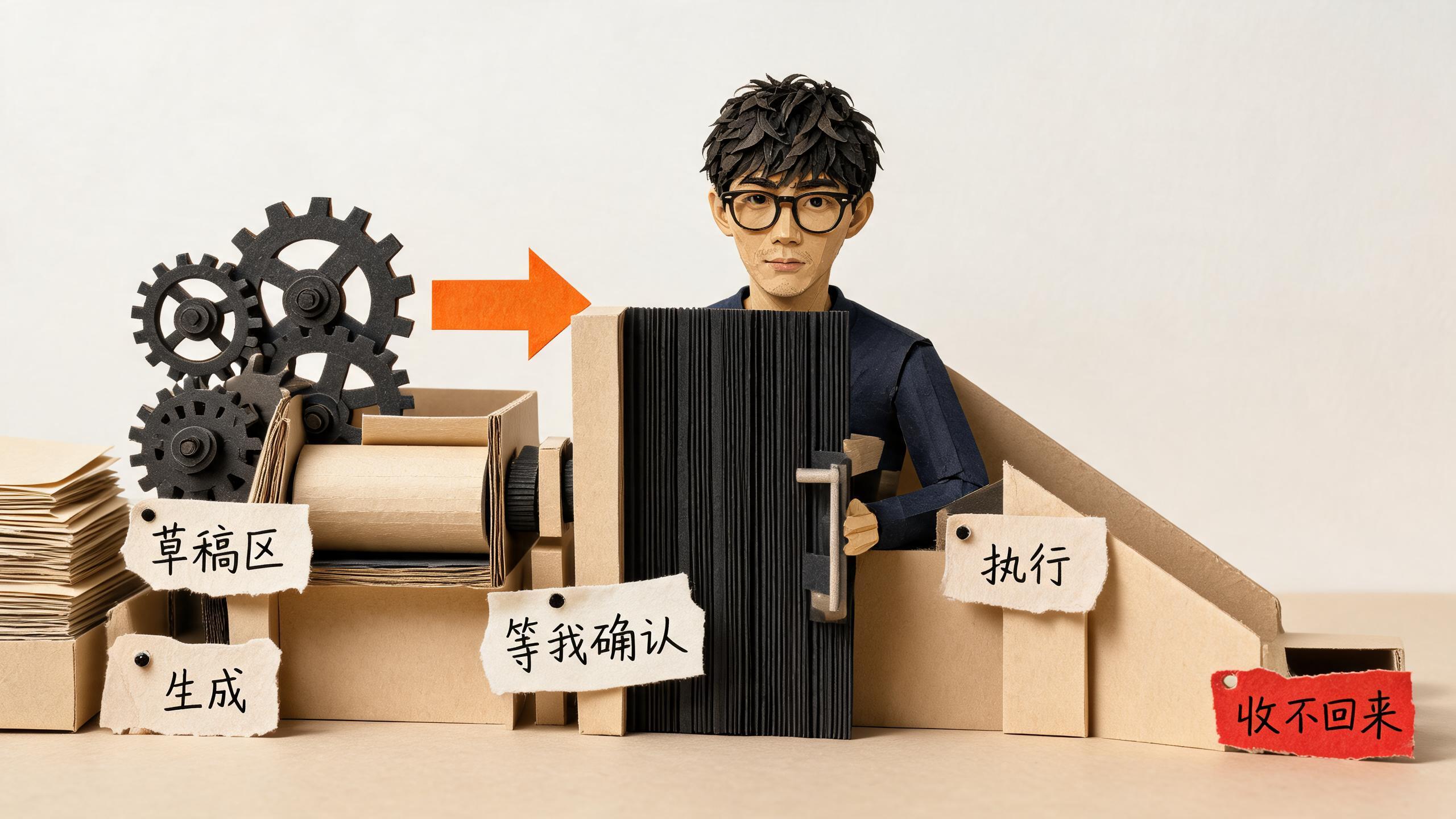 做出来和发出去之间那道闸,闸柄按在你手里